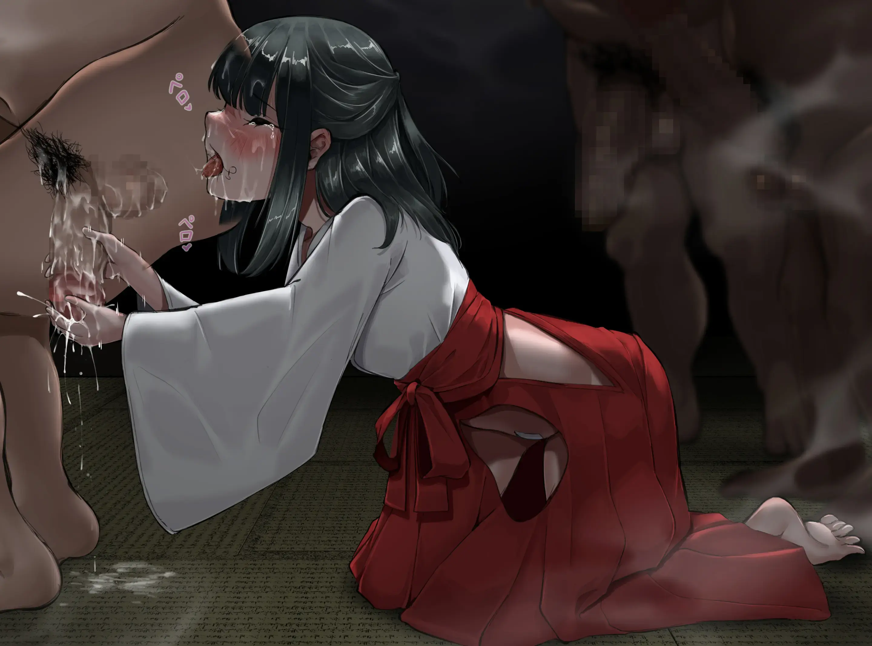 ♡Loli Miko-San No Kuchi Manko De Tanetsuke Ochinchin Oerabidasu♡ | ♡로리 무녀의 입보지로 교배 꼬추 가려 내기♡